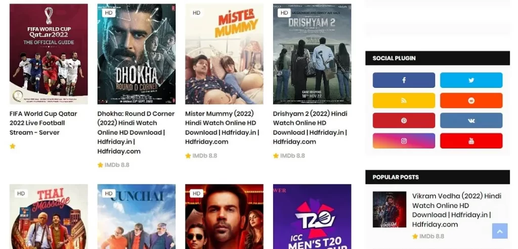 Hdfriday Bollywood Hollywood Punjabi Movies Download Free